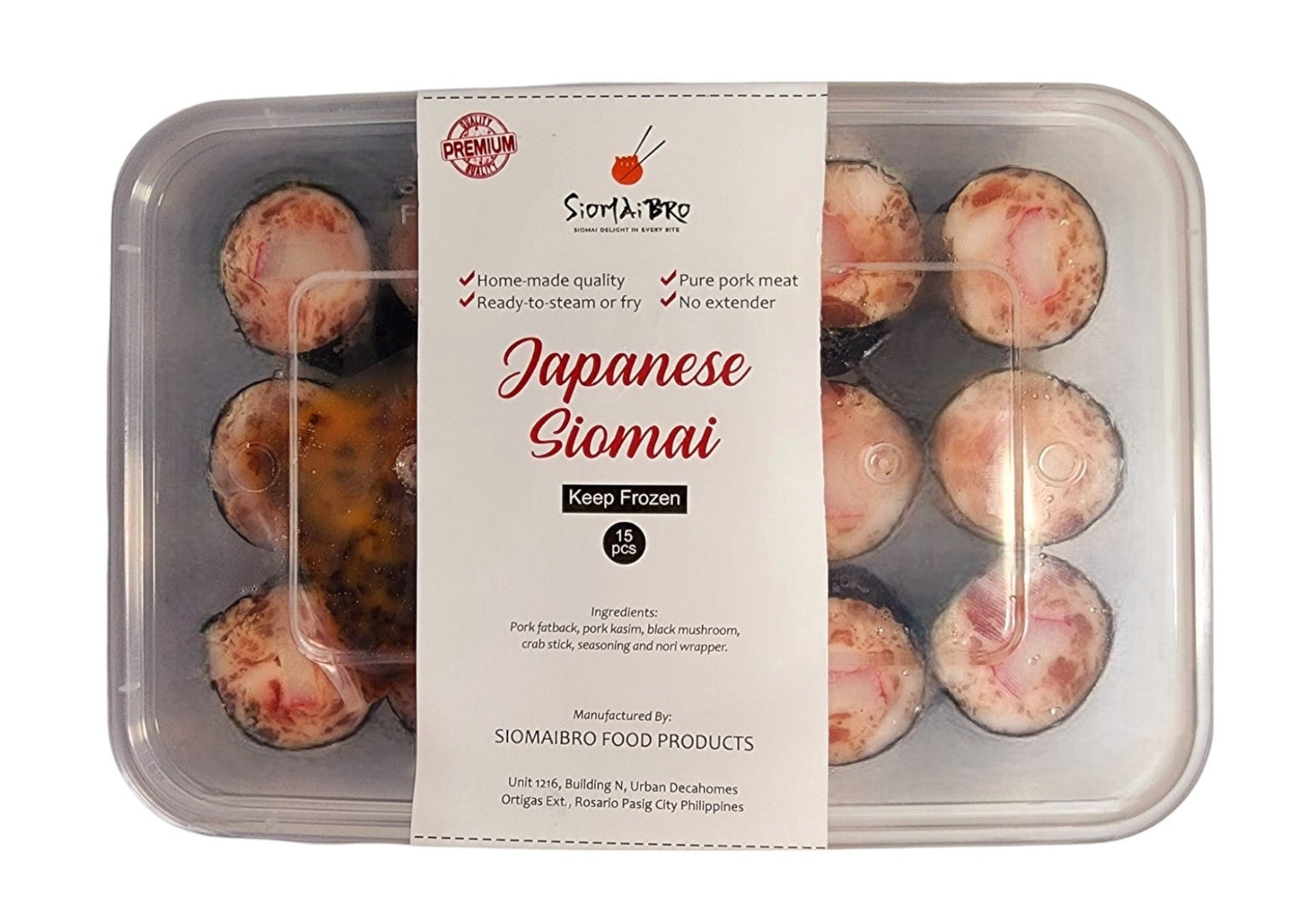 Frozen Japanese Siomai (15pcs)